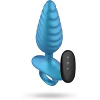 Vuxen Anal Plug Vibrating + Remote