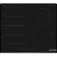 Bosch Serie | 6 PIX631HC1E - Induktions kogeplade - 4 plader - Niche - bredde: 56 cm - dybde: 49 cm facetteret front - sort