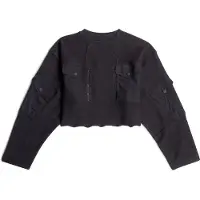 G-Star Multi Pocket Mix Loose Cropped Sweater - Black - Women