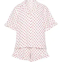 Lindex Shorty rød / offwhite
