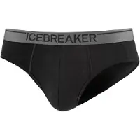 Icebreaker - Vandretøj - Anatomica Briefs Black/Monsoon til UnisexUld - Størrelse S - Sort