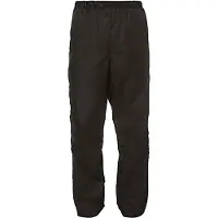 Vaude Fluid Full-zip Pants II, regnbukser, herre, sort
