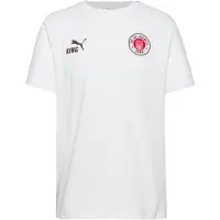 Puma FC St. Pauli KING Tee Men, Sport, White/Espresso Brown, L