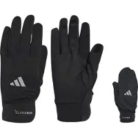 Adidas CLIMAWARM Convertible løbehandsker, størrelse Small