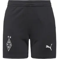 Puma Borussia Mönchengladbach 25/26 Shorts Youth, Clothing, Black/Warm White, 13-14Y