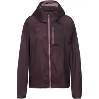 Hoka One One - Trail running tøj dame - W Skyflow Jacket Black Cherry til Unisex - Størrelse L - Sort