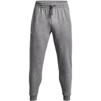 Under Armour Sportsbukser 'Rival' grå-meleret / hvid