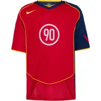 Nike Trænings T-Shirt Dri-FIT T90 Energy Jersey - Rød/Navy/Guld, størrelse Small