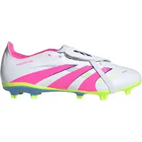 Adidas Herre Predator League Tunge FG/MG Fast underlag/Multigrund Fodboldstøvler Cloud White/Lucid Lemon/Lucid Pink