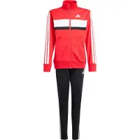 Adidas Træningsdragt 'Seasonal Essentials Tiberio' lys rød / sort / hvid