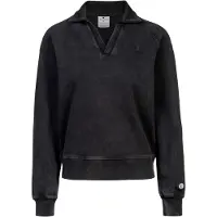 Champion Sweatshirt 'POLO NECK SWEATSHIRT BLACK' sort