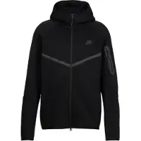 Nike Sweatjakke 'Tech Fleece' mørkegrå / sort