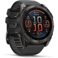 Garmin Fenix 8, 3,56 cm (1.4), AMOLED, Berøringsskærm, 32 GB, GPS (satellit), 76 g