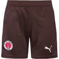 Puma FC St. Pauli 25/26 Shorts Youth, Clothing, Espresso Brown/White, 13-14Y