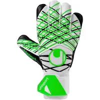 Uhlsport Målmandshandske Soft Advanced - Hvid/Sort/Grøn, størrelse 9