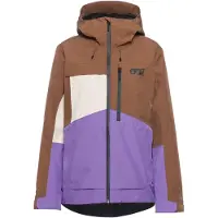 Picture Organic Clothing - Skijakker dame - Seen Jkt Cocoa Brown Paisley til UnisexUld - Størrelse S - Brun