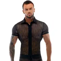 Svenjoyment Underwear - Men's Shirt Buttons - Transparent - XL