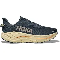 Hoka One One - Trail løbesko - Challenger 8 M Faded Navy/Pampass Grass til Unisex - Størrelse 41 1/3 - Flåde