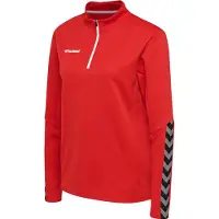 Hummel Sportsweatshirt 'Authentic' knaldrød / sort / hvid
