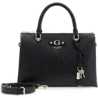 GUESS Skuldertaske 'Sac Bandoulière Dita Dome Satchel Black Logo' sort