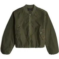 G-Star Bomber Padded Jacket - Green - Women