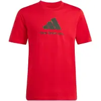 Adidas Funktionsskjorte oliven / mørkegrøn / rød