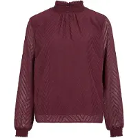 Vila Bluse 'MICHELLE' purpur