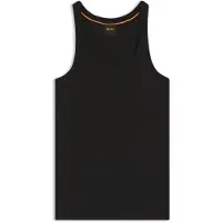 BOSS Tanktop i bomuld med stræk og bryderryg