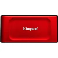 Kingston XS1000 - SSD - 2 TB - ekstern (bærbar) - USB 3.2 Gen 2 (USB-C stikforbindelse) - rød