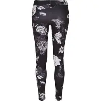 Urban Classics Leggings antracit / sort / hvid