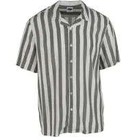 Urban Classics Skjorte khaki / hvid