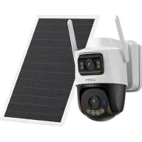 IMOU AOV Dual 5MP + 5MP, IP-sikkerhedskamera, Udendørs, Trådløs, Ekstern, Væg, Sort, Hvid
