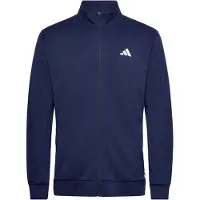 Adidas Workout Essentials All-set 3 Stripes Knit Sweatshirt Med Lynlås