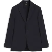 BOSS Slim-fit blazer med pakkevenligt design i en vaskbar uldblanding