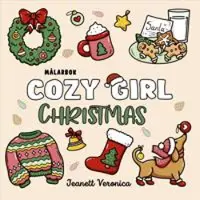 Jeanett Veronica Målarbok: Cozy Girl Christmas