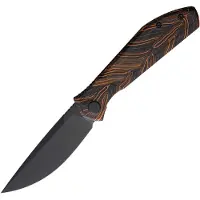 ECHO BY CKF Splinter Linerlock Orange G10