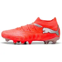 Puma FUTURE 9 MATCH FG/AG Football Boots Unisex, Shoes, Glowing Red/White/Black, 45