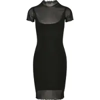 Urban Classics Mesh Double Layer Kortærmet Kjole