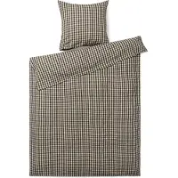 Juna sengetøj 140x220 cm - 100% økologisk bomuld - Bæk&Bølge sort