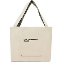 Karl lagerfeld JEANS Shopper beige / sort