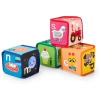 Baby einstein Aktivitetsklodser - 4 stk. - Alpha Stacks - - OneSize - Aktivitetslegetøj