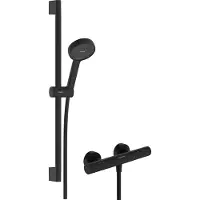 Hansgrohe Activera Select S brusersystem 95 2jet EcoSmart m/Ecostat Fine og bruserstang 65cm mat sor