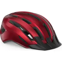 Met Downtown - Red/Glossy - LARGE (58-61 cm)