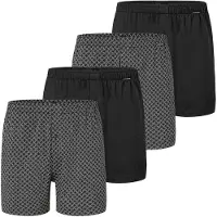 Schiesser Boksershorts grå / sort