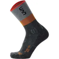 UYN Sportssokker grå / mørkegrå / mørkeorange / rød
