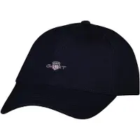 Gant Ganttil mænd. 9901311 Shield kasket marineblå (OSFA), Casual, Bomuld