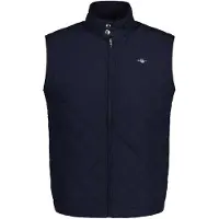 Gant Ganttil mænd. 7006341 Windcheater quiltet vindjakke navy (5XL), Casual, Polyester, Uden ærmer/stropper, Blå