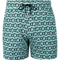 Yeaz Badeshorts 'Seashey' turkis / sort
