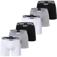 BOSS Boksershorts grå / sort / hvid
