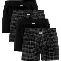Seidensticker Boksershorts sort / hvid